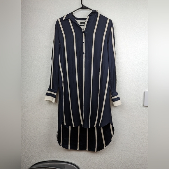 Rag & Bone Silk Striped Arc Dress - Picture 5 of 5